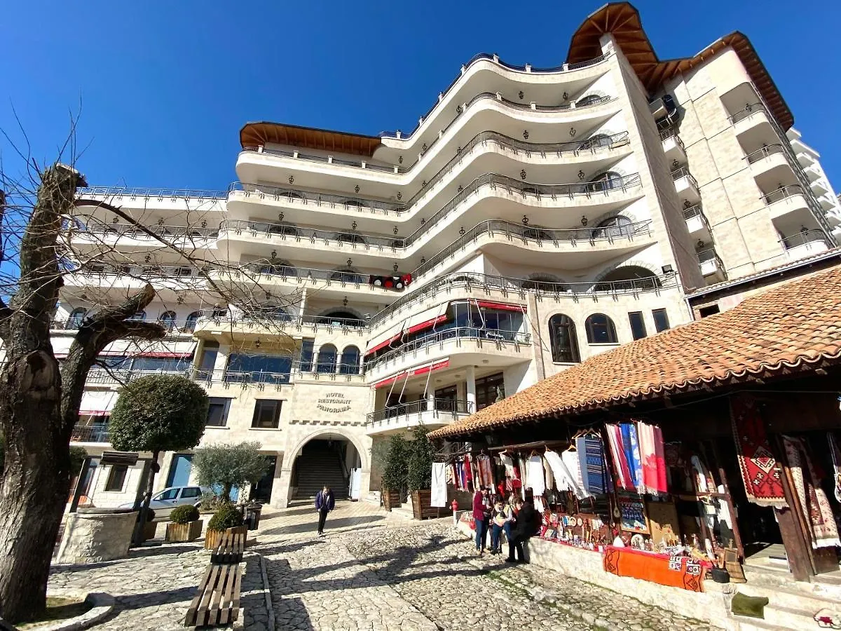 Hotel Panorama Kruje View On The Castle And The Old Town