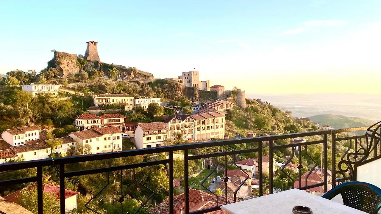 Hotel Panorama Kruje View On The Castle And The Old Town
