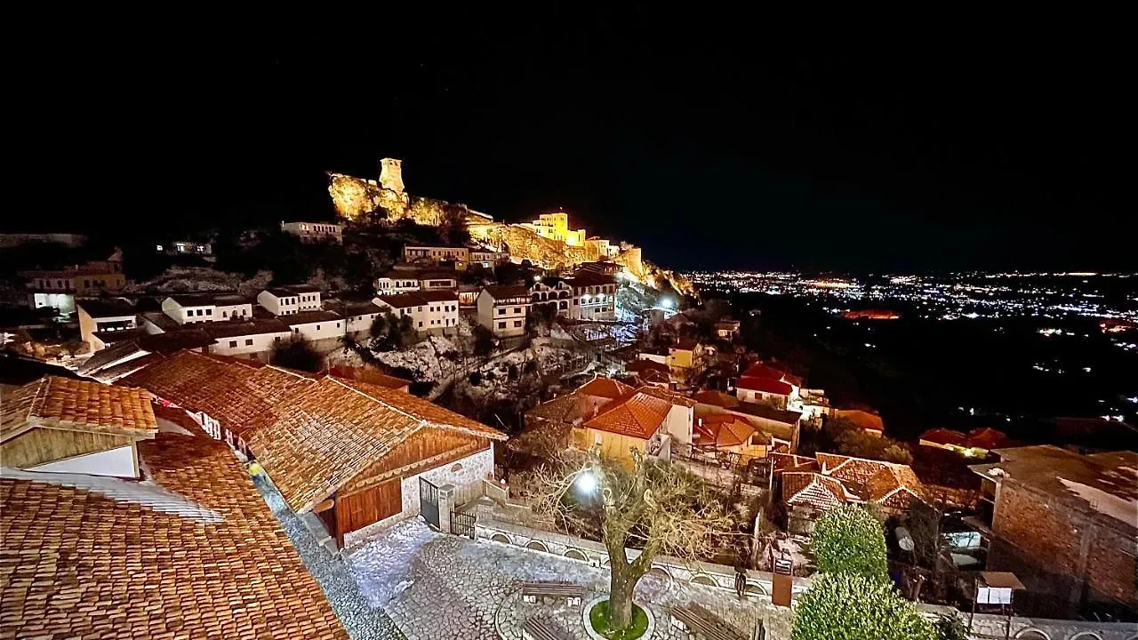 Hotel Panorama Kruje View On The Castle And The Old Town