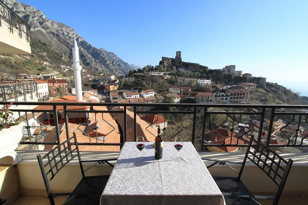 Hotel Panorama Kruje View On The Castle And The Old Town